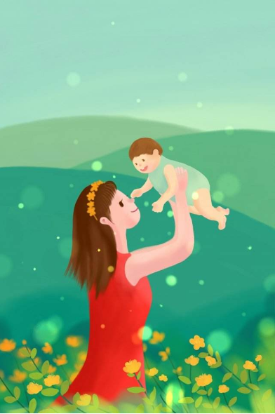 生命之树才永久长青只有母爱的源泉不息孩子请记住编织在爱里你与她的