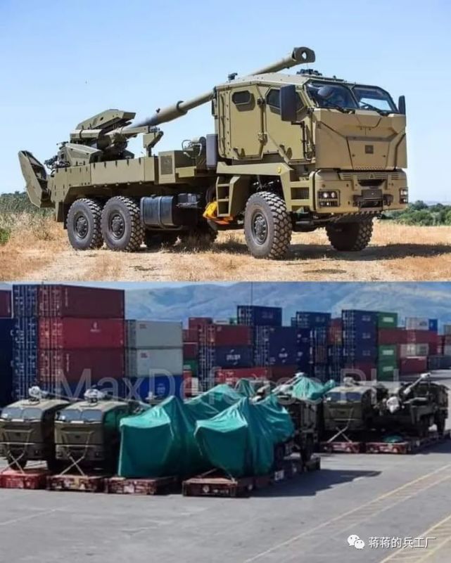 菲律宾订购的atmos2000卡车炮到货首批8辆由以色列埃尔比特公司生产