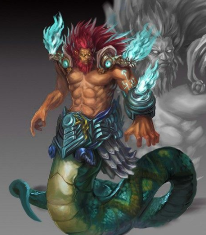 水神共工,乃是掌握水之本源的神明,可以驾驭万水.