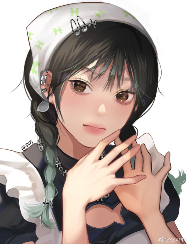 优质手绘漂亮女头