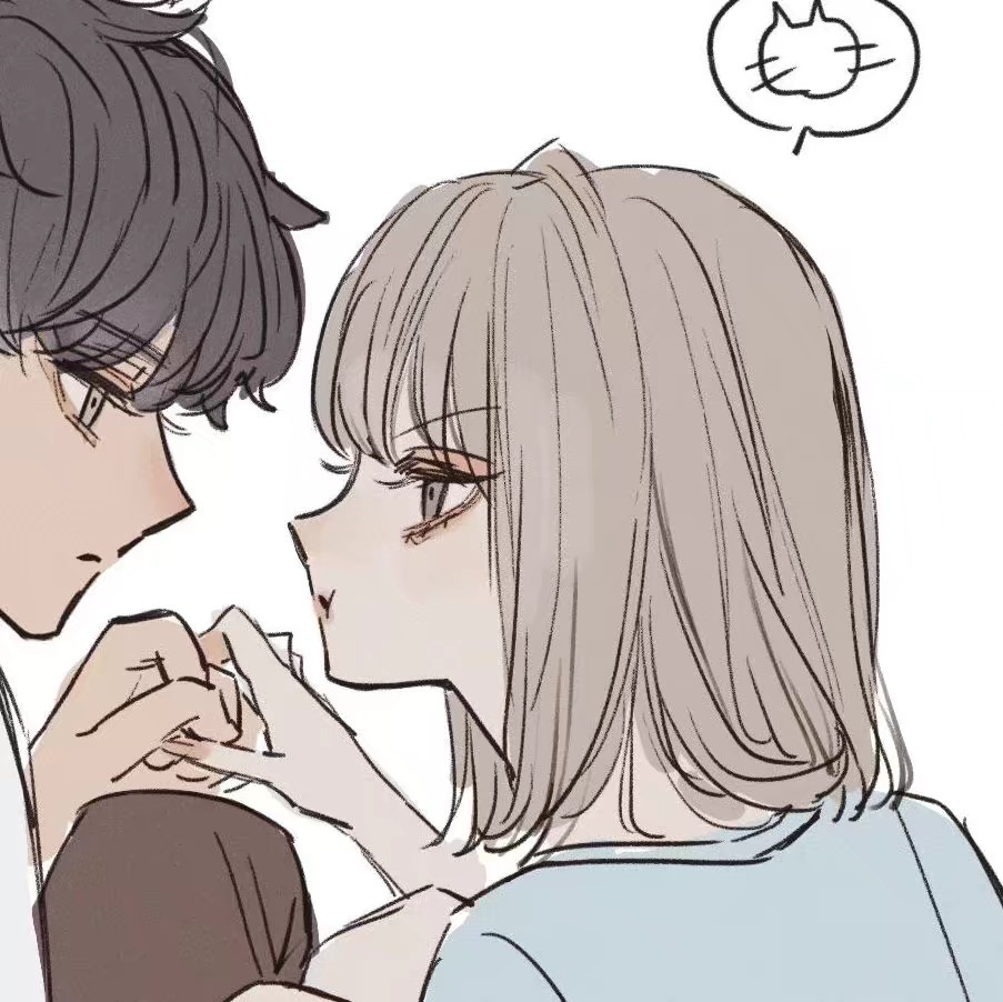 动漫情侣头像小众情头