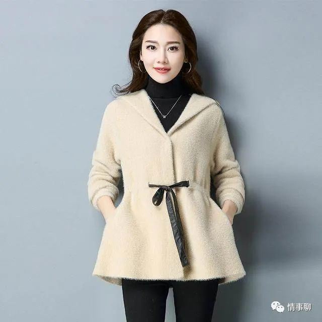 70后小个女人穿这几款羊剪绒外套时尚端庄大气显高有女人味