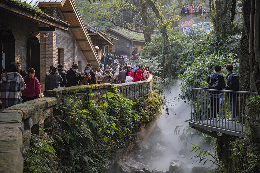 重庆北碚金刚碑古村落开启开街测试运营