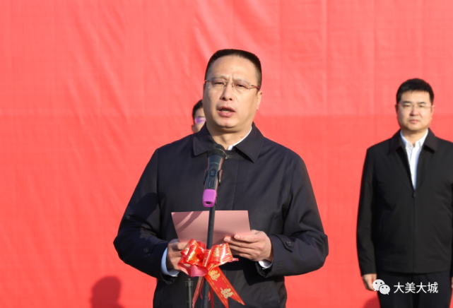 大城县永定大街西通工程正式通车!