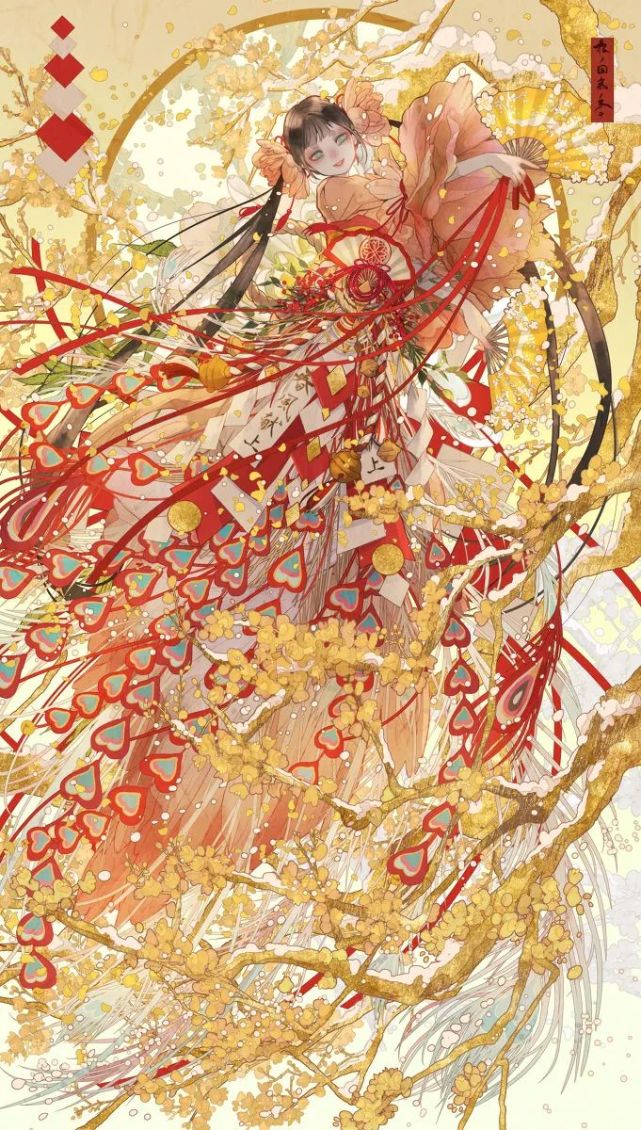 七原しえ/妖冶迷人的和风妖怪物语|插画|日本|插画师