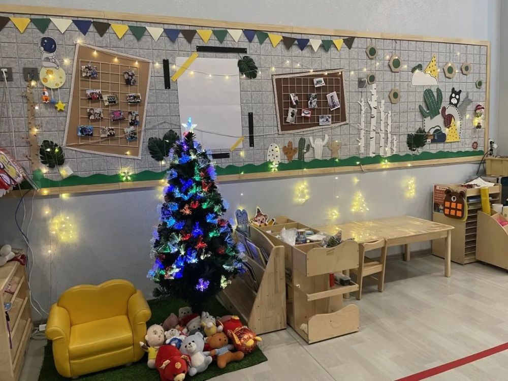 【以心迎新】虎虎生威中国风,润德幼儿园2022年新年环创_腾讯新闻