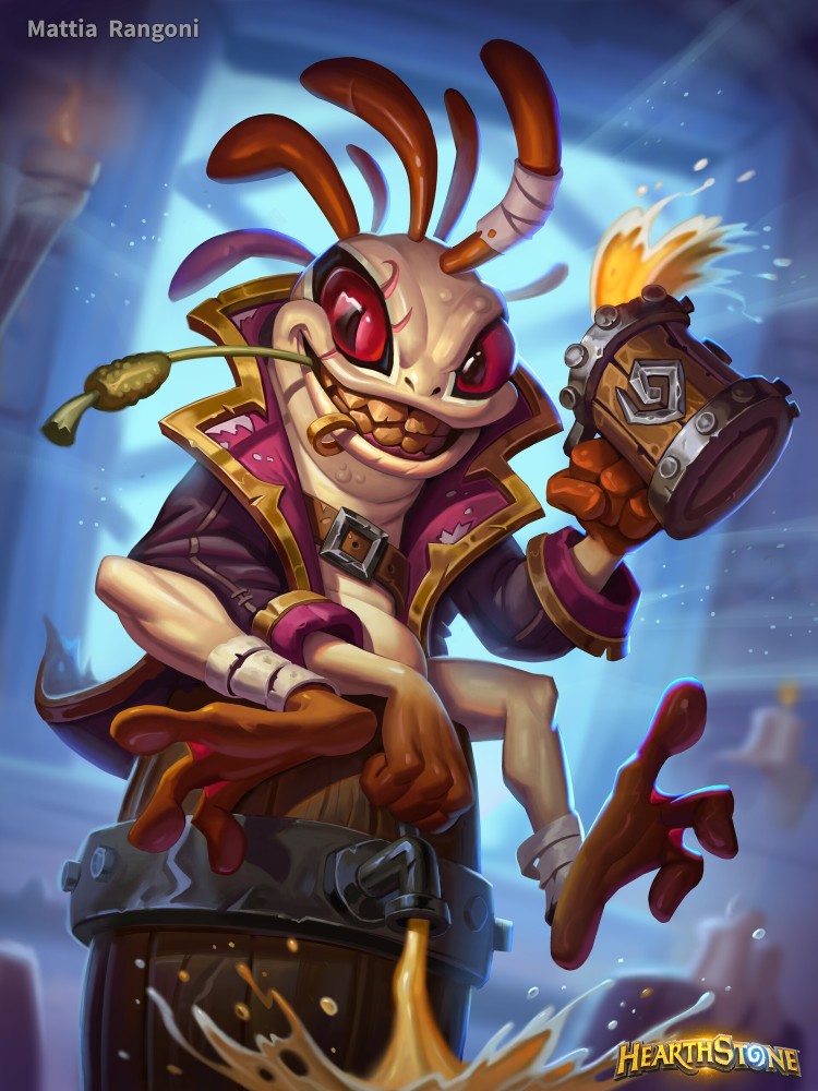 酒馆战棋原画第五期鱼人篇哇哇哇拉拉哇拉