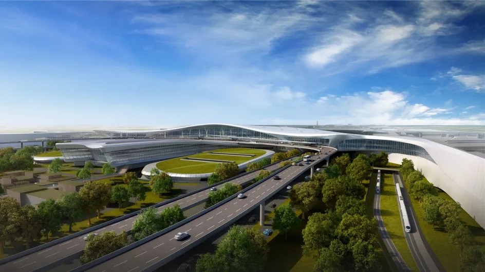浦东机场四期工程今开工，双主楼设计可提供近百个近机位上海高一生物第一册答案