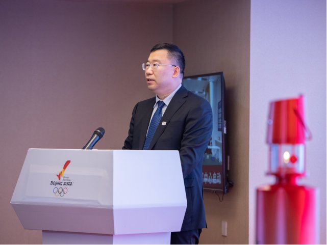 北京市政府副秘书长张劲松致辞(摄影/王鸣皓)