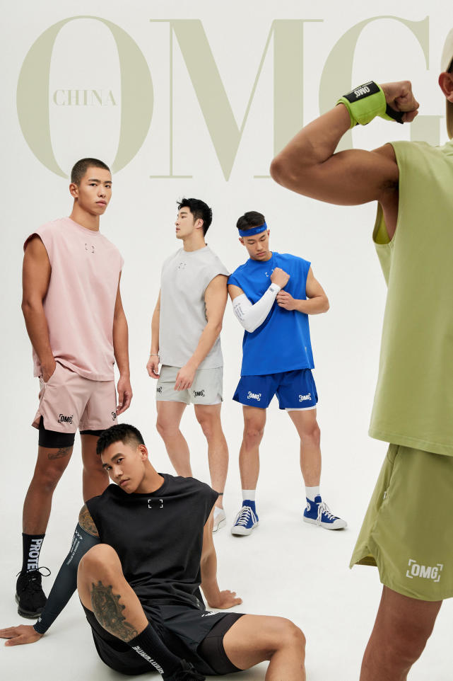 在正式推出omg运动品牌前,创始团队为上百个服装品