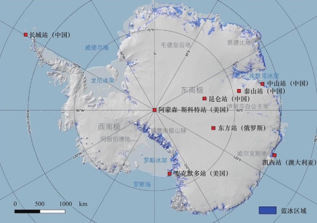 中山站直线距离有1900多公里,长城站更是超过3400公里,而且自疫情爆发