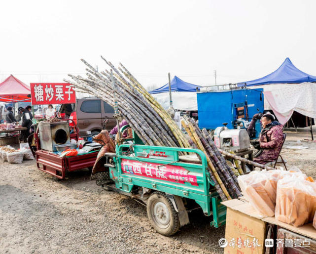 济南王舍人大集热闹非凡,想买的这都有