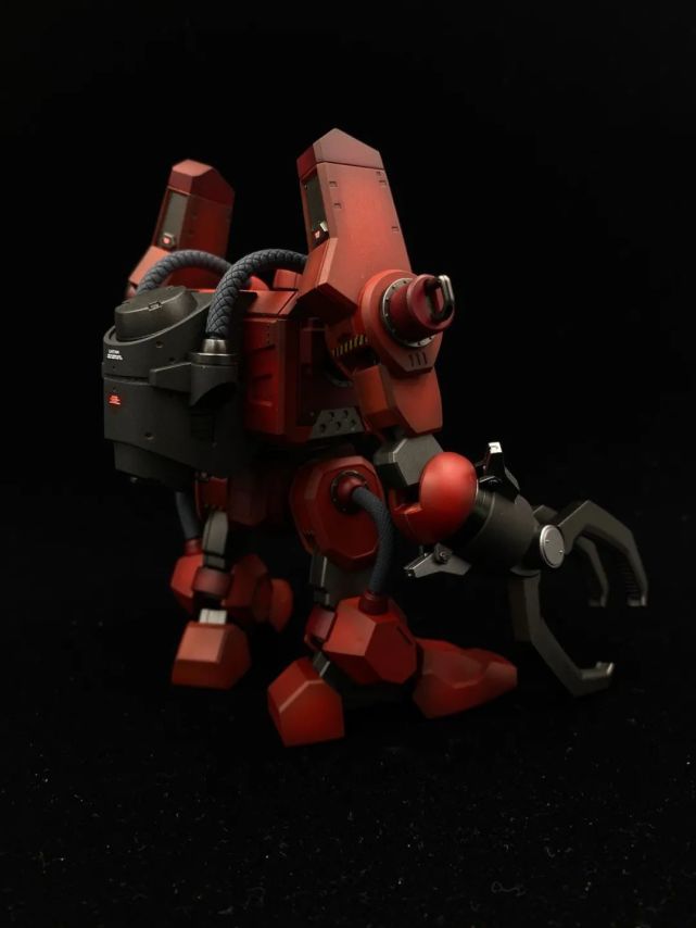 【佳作】hg-gto机动工兵-夏亚专用机|夏亚|gto|模型