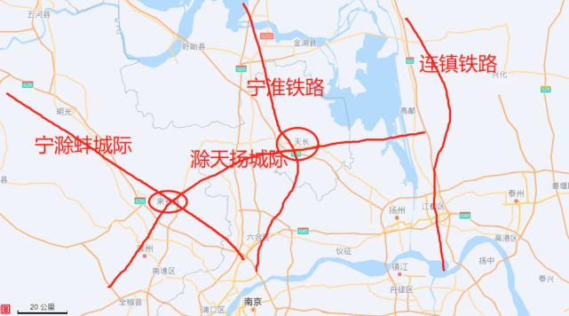 宁淮铁路天长七里图片