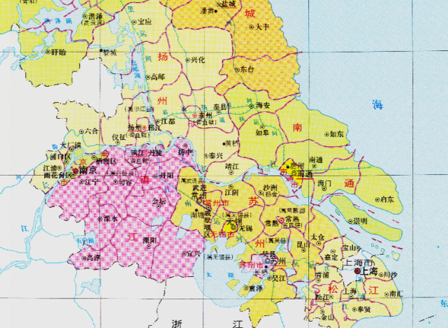 江蘇省的區劃變動,13個地級市之一,南通市為何有7個區縣?