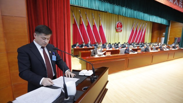 库尔勒市第十一届人民代表大会第二次会议开幕
