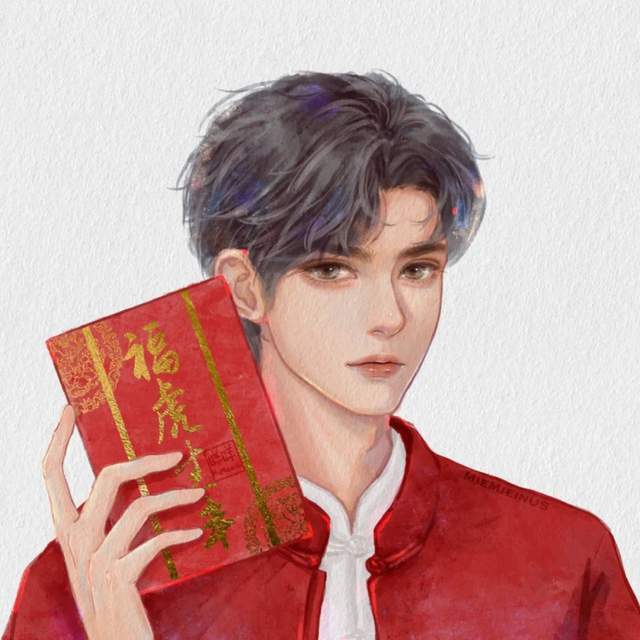 超美2022新年喜庆情侣头像男生头像女生头像