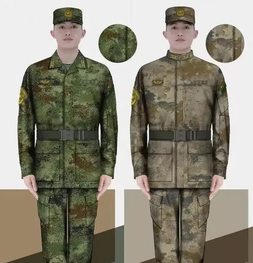 感受一下这气场21式军装兵哥换上了