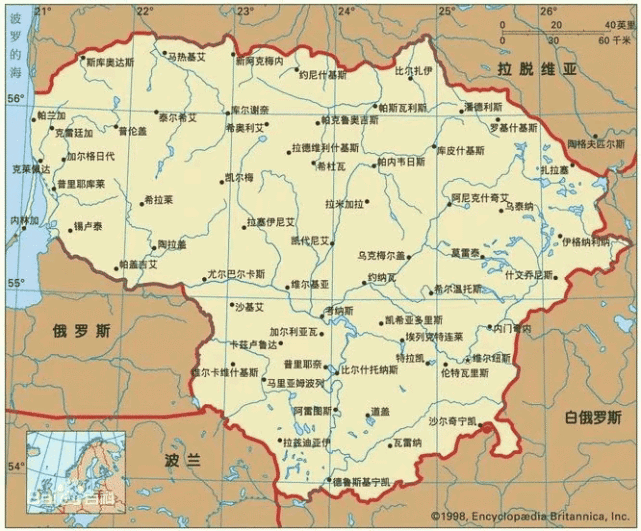 由此看来,立陶宛跟中国的一个地级市相比人口,常常都要处于比较多的下