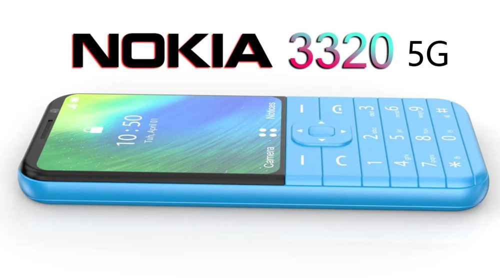 新诺基亚3320概念机物理按键配蔡司双摄将诺基亚情怀值拉满