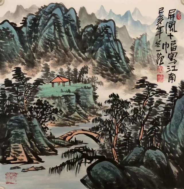 彩墨绘画名家姜国华用作品诠释浪漫主义