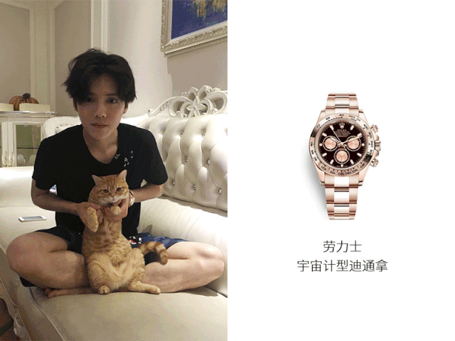 请猜一猜爱表狂魔鹿晗他的各种表一共值几千万