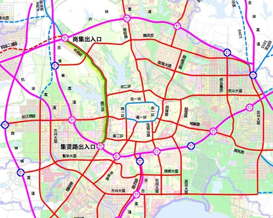 合肥西二环即将全面封闭施工,体现出合肥的"速度".