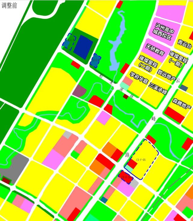 泸州城区多个片区用地规划将调整居住生活都有大变化