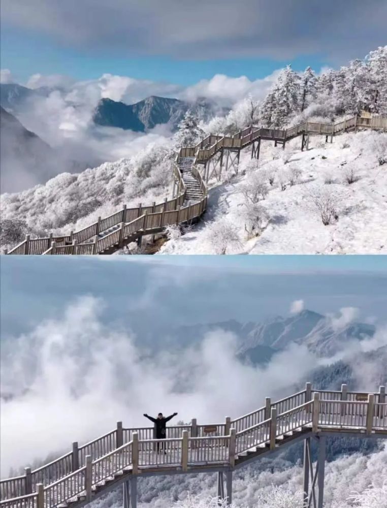 南充出發西嶺雪山安仁古鎮純玩兩日遊0購物真純玩泡溫泉玩雪滑雪看