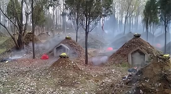 全国整治坟头农村旧坟限期拆除有人早就已经行动了