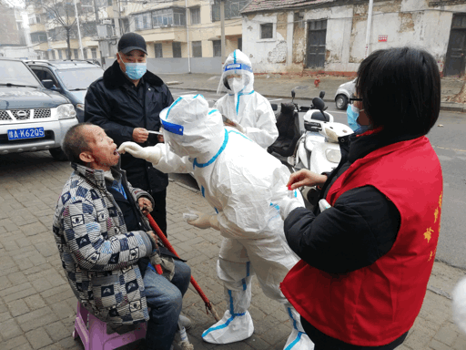 全員核酸檢測新鄭在行動