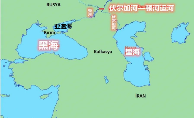 地壳运动使里海与地中海及黑海分离,成为四面被大陆包围的咸水湖