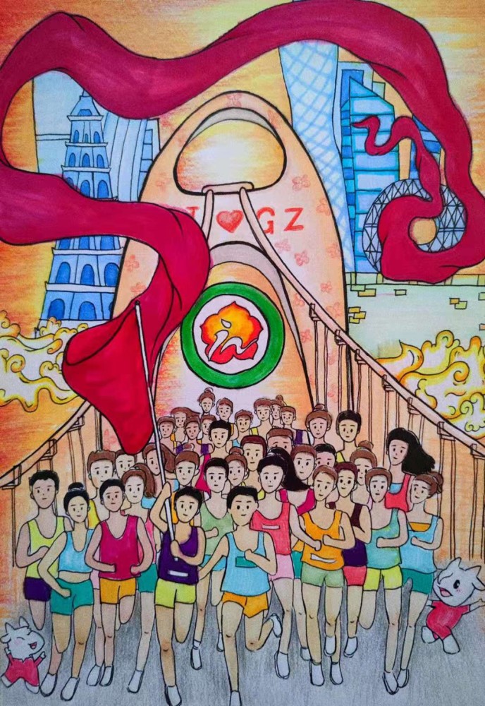 羊城运动汇体育节童画体育故事比赛获奖作品出炉