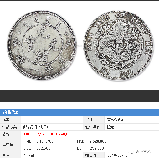 高价回收民国古钱币和清代银元价格比较市场悬殊差别巨大