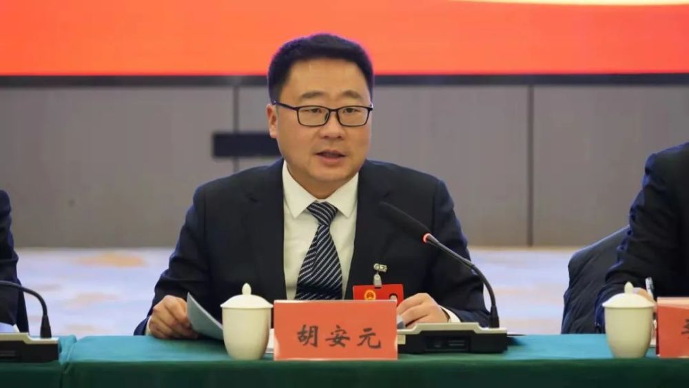 月6日至7日,出席黄冈市第六届人民代表大会第一次会议的刘忠诚,胡安元