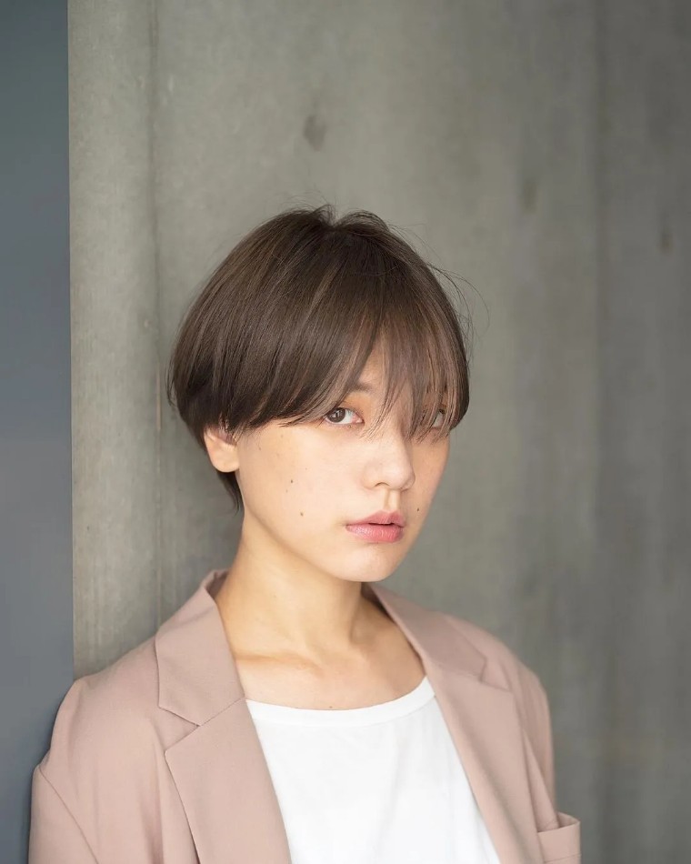 ins风日系气质短发一眼就沦陷