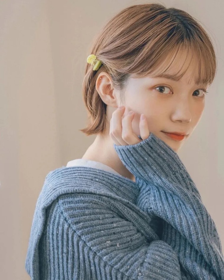 ins风日系气质短发一眼就沦陷