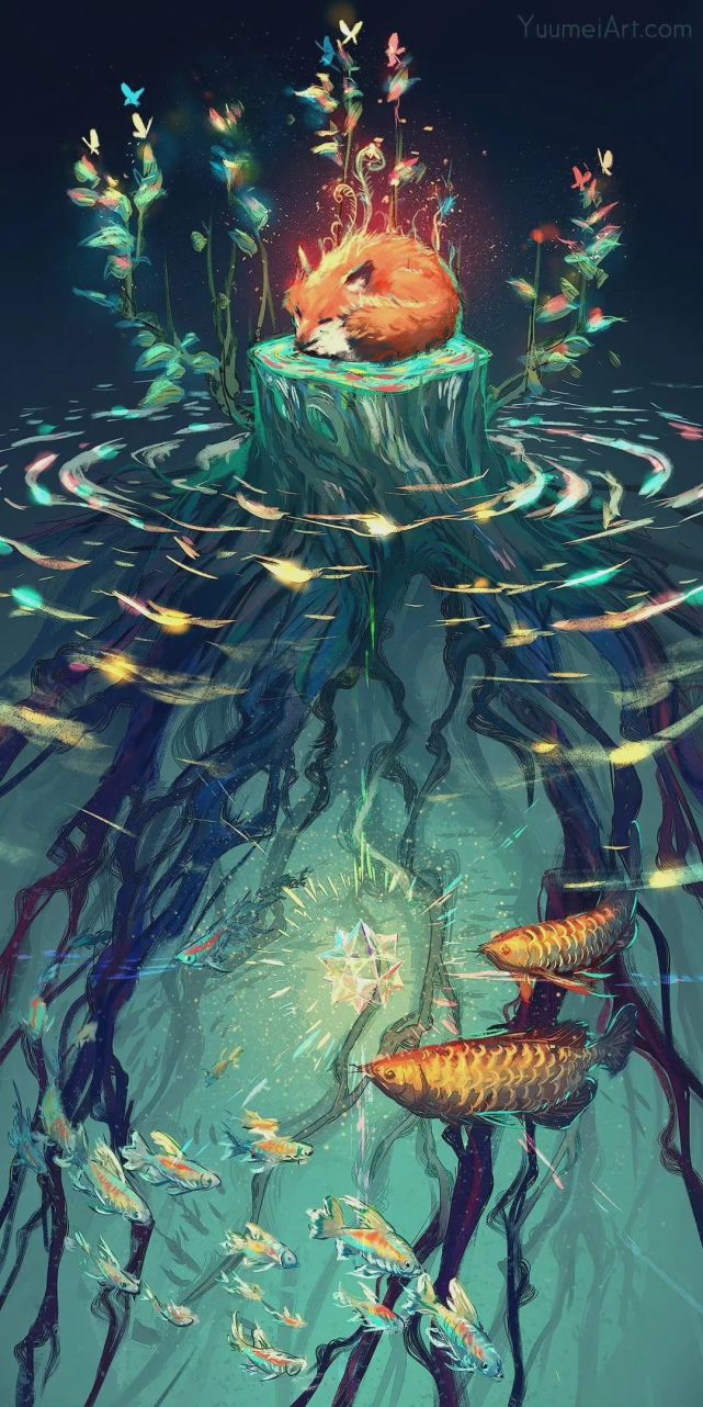 童梦与幻想水润且唯美的插画欣赏