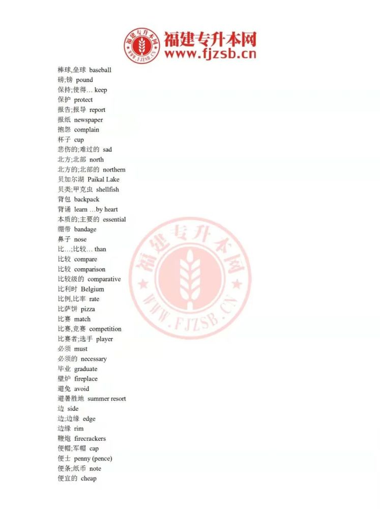 专升本《大学英语》2000个常用英语单词_腾讯新闻插图(3)