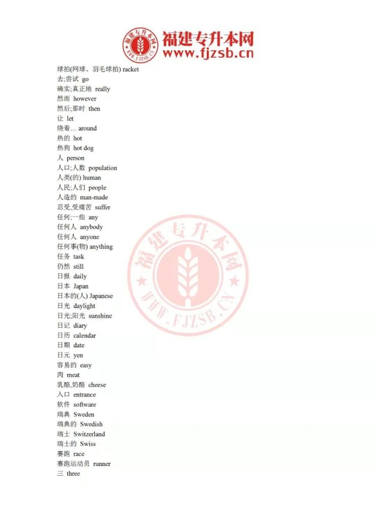 专升本《大学英语》2000个常用英语单词_腾讯新闻插图(29)