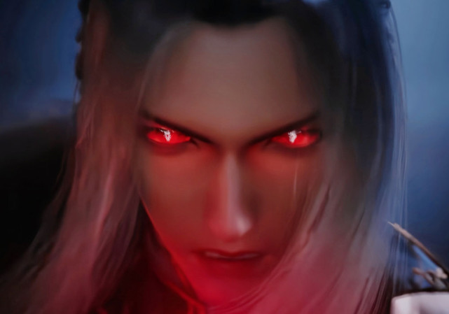 不同版本的修罗唐三,白发坐姿霸气全开,红眼动漫游戏都喜欢!