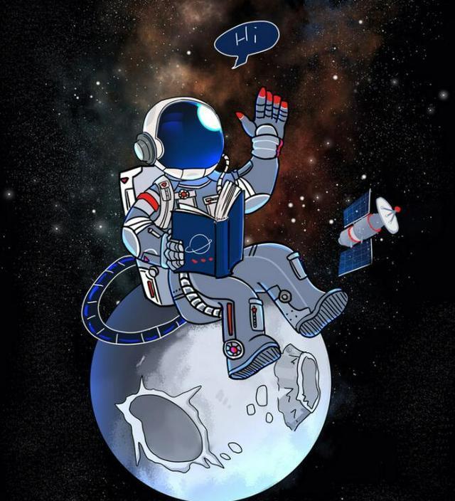 或许小时候有很多脑洞大开的奇特想法,对于航天员这个职位充满了探索