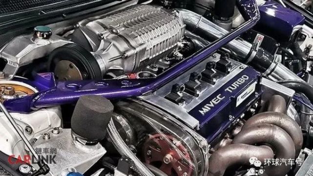 三菱9代evo机械 涡轮双增压!