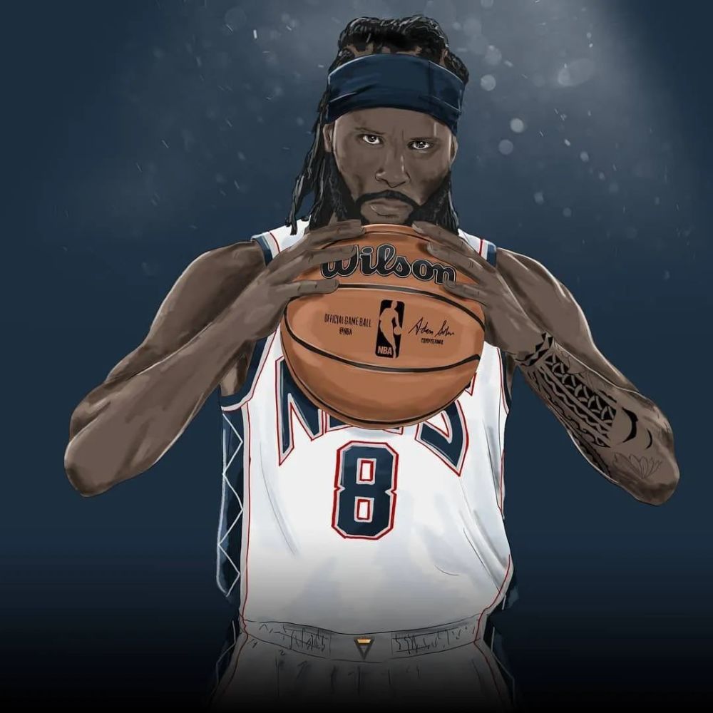 精美nba球星插画图集