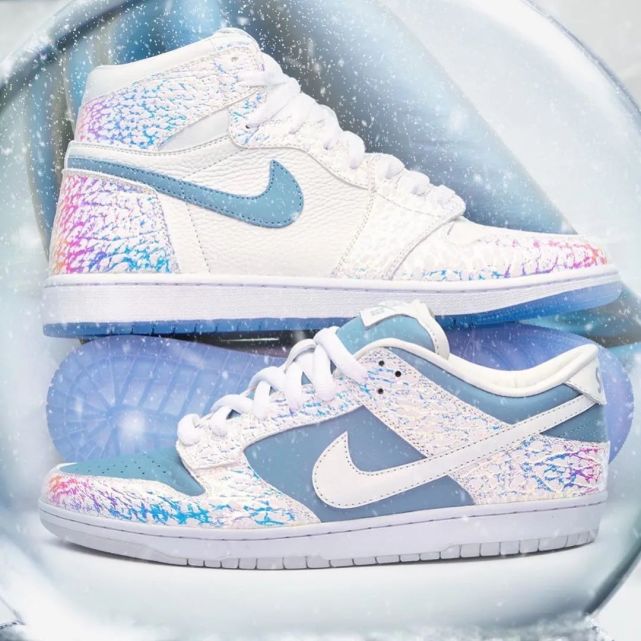 "炫彩镭射"aj1 吸睛效果拉满!看完价格吓到了