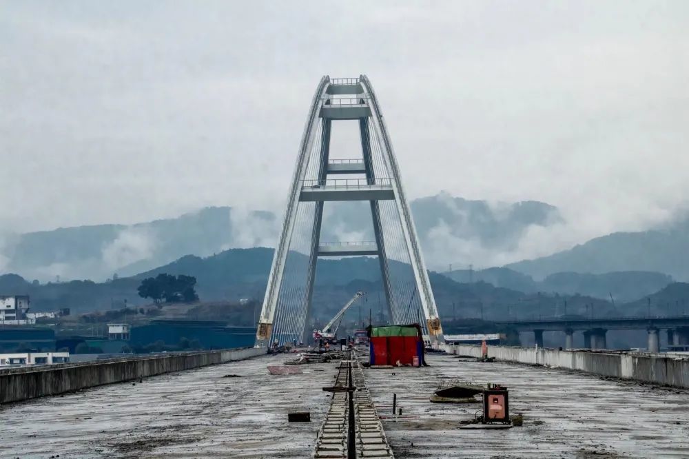 最新进展中坝州河大桥已完工95以上预计今年上半年建成通车