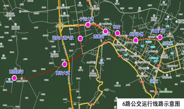 t8869,t8870等旅客列车途经西昌车站调整到西昌西站