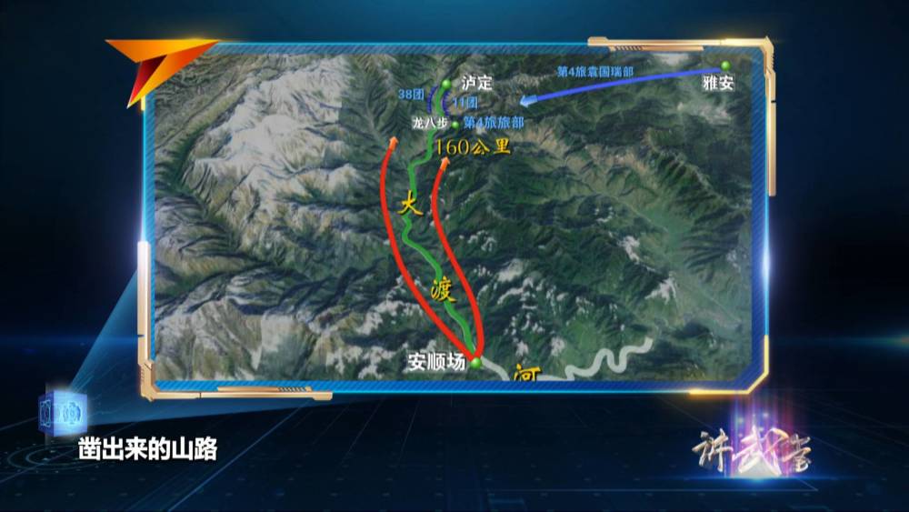 从安顺场到泸定桥有160公里路程,红4团在走完40公里后突然接到命令,要