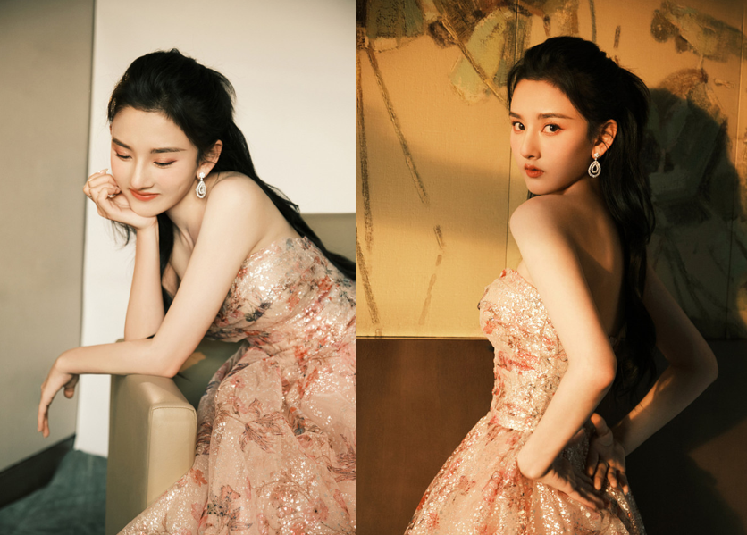 中华人民共和国税收征收管理法女孩刘涛精致古典美搭宝藏鎏金穿穿得