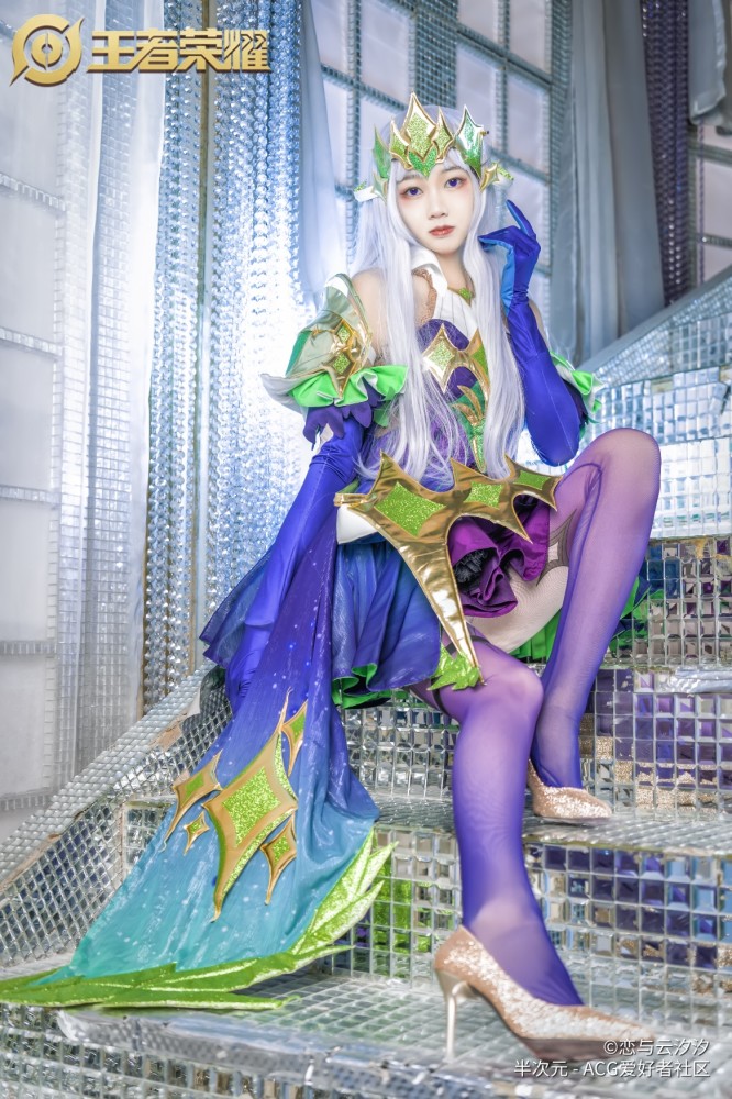 王者荣耀虞姬启明星使cos正片